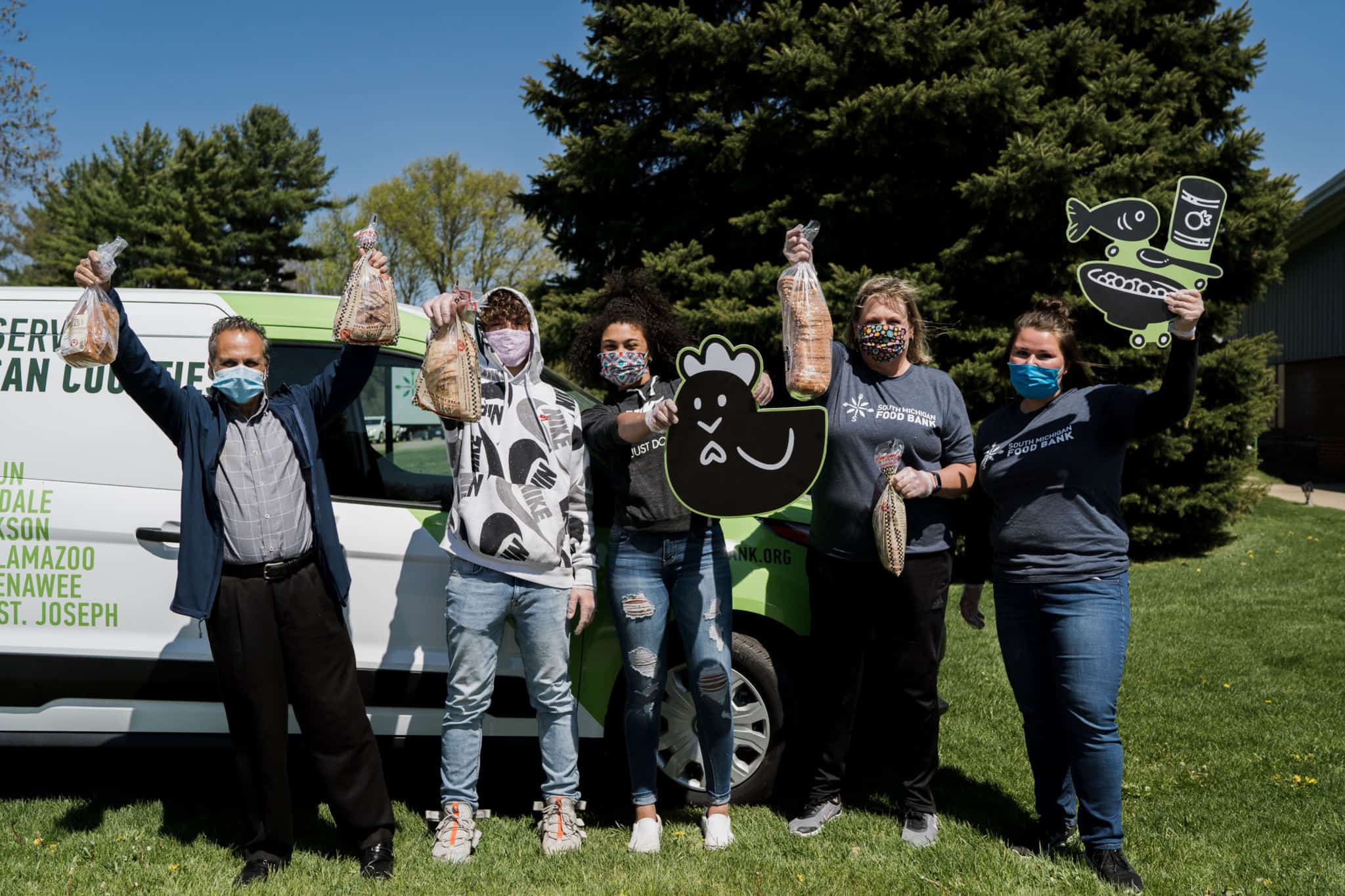 Side project: Cooking up meals with the South Michigan Food Bank