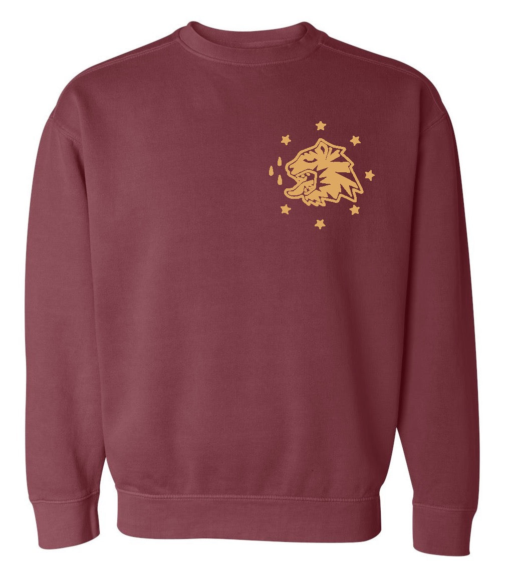 Thirsty Tiger Maroon Crewneck