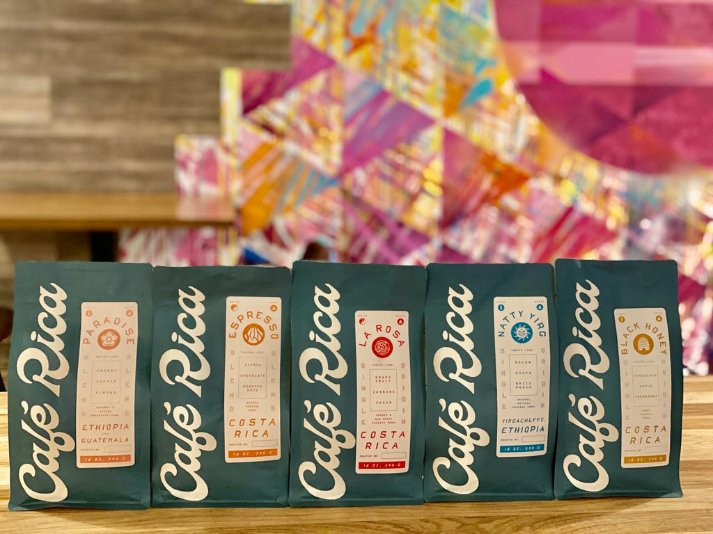 Cafe Rica Sample Pack- Five 100g Bags